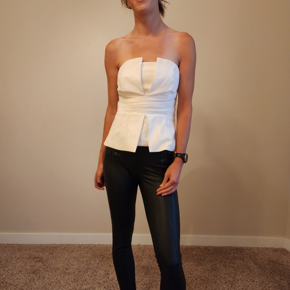 White House Black Market Bustier Top